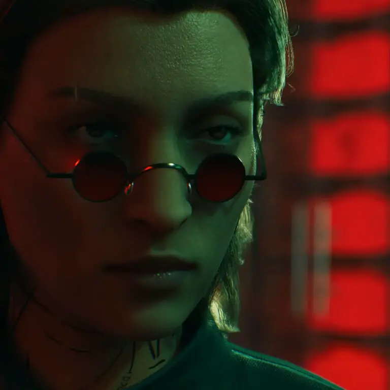 A Vampire: The Masquerade - Bloodlines 2 character from a profile shot in the Tremere trailer