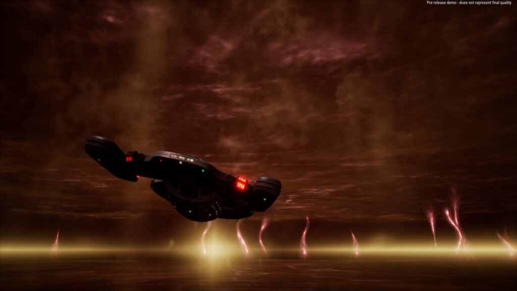 Voyager flying through an anomaly