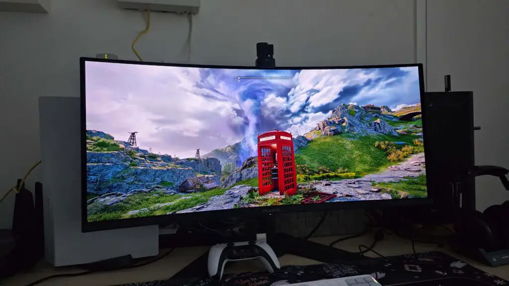 Gigabyte MO34WQC2 ultrawide OLED gaming monitor