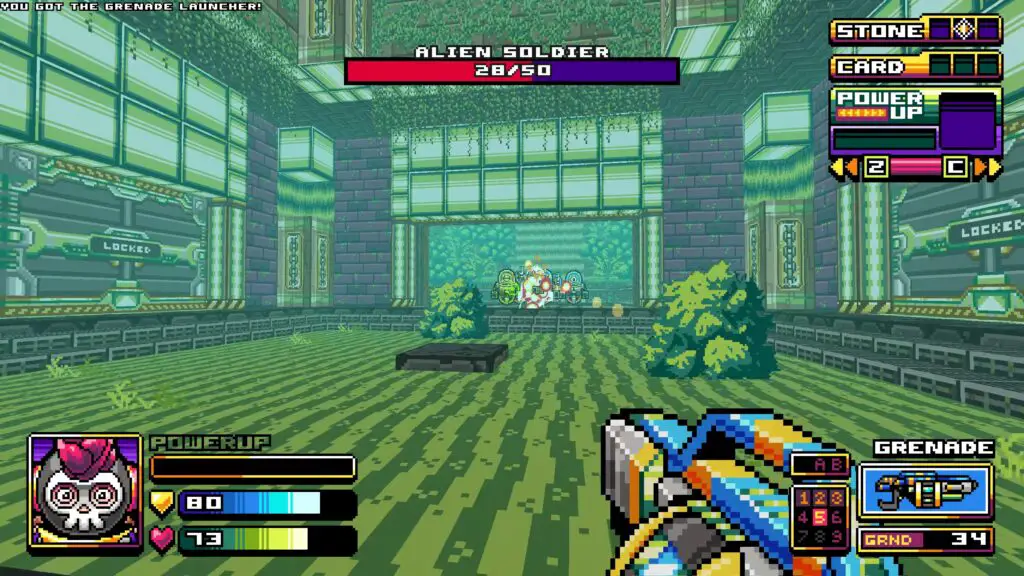 Using a grenade launcher.