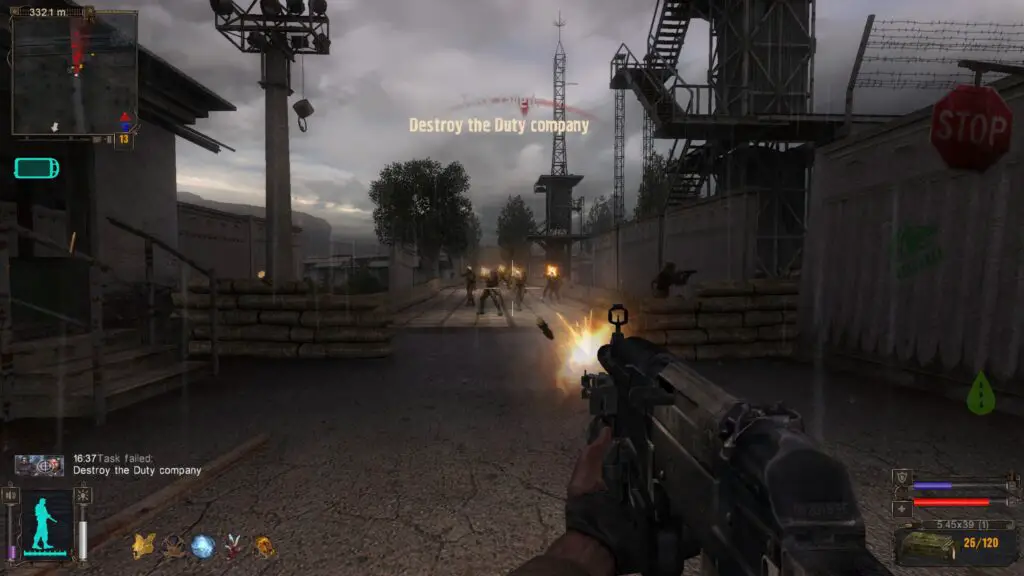 Attacking a Duty platoon.