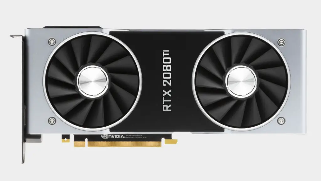 Nvidia GeForce RTX 2080 Ti graphics card at various angles
