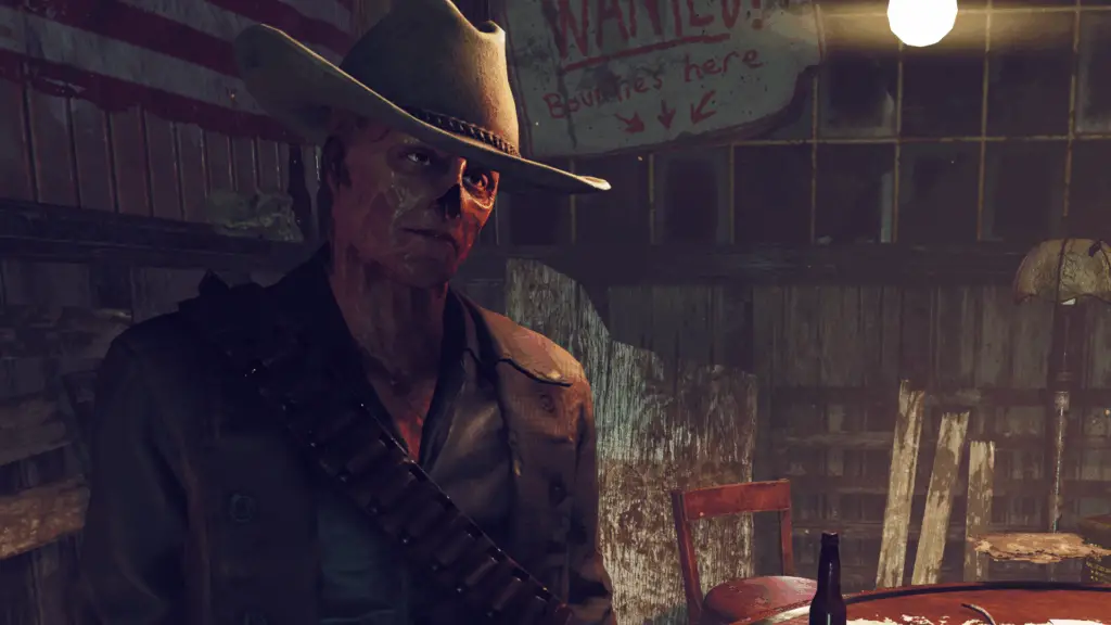 The Ghoul standing in a bar