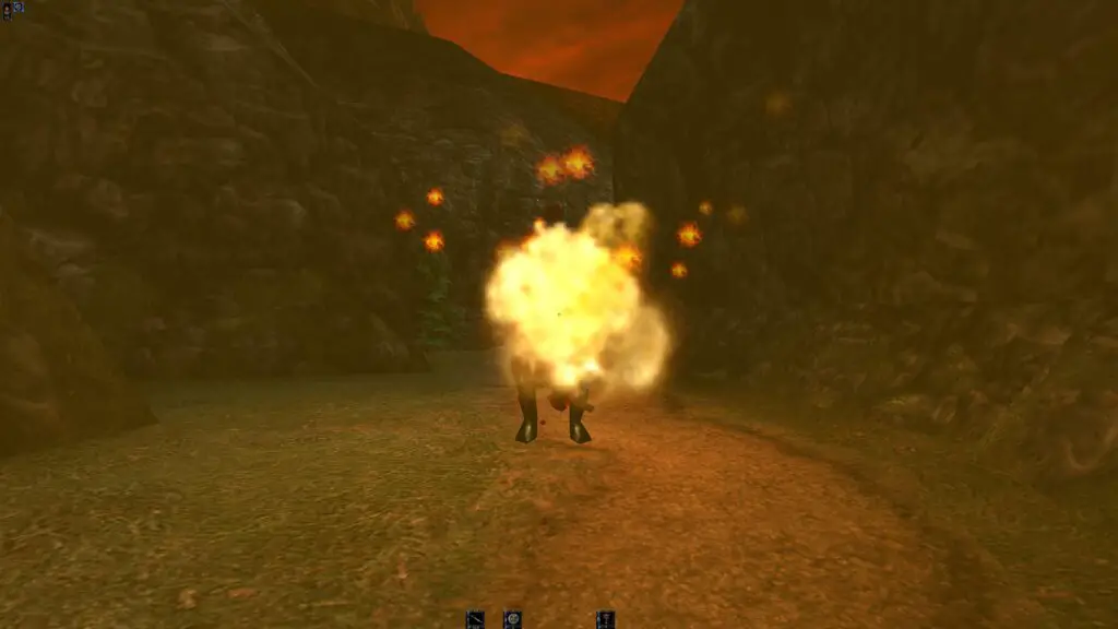 In-game screenshot of The Wheel of Time FPS