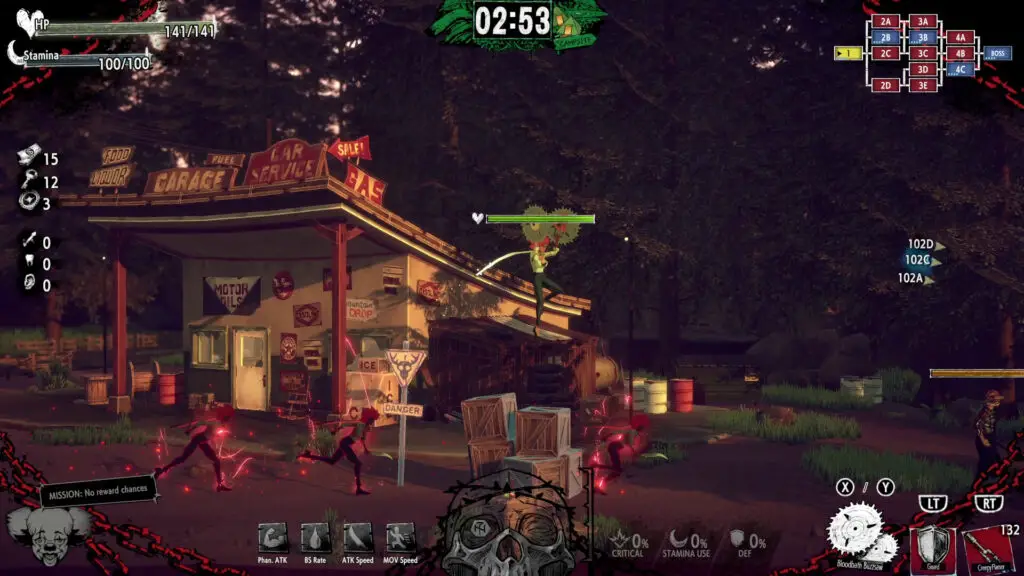 Combat in Hotel Barcelona, showing a detailed game scene.