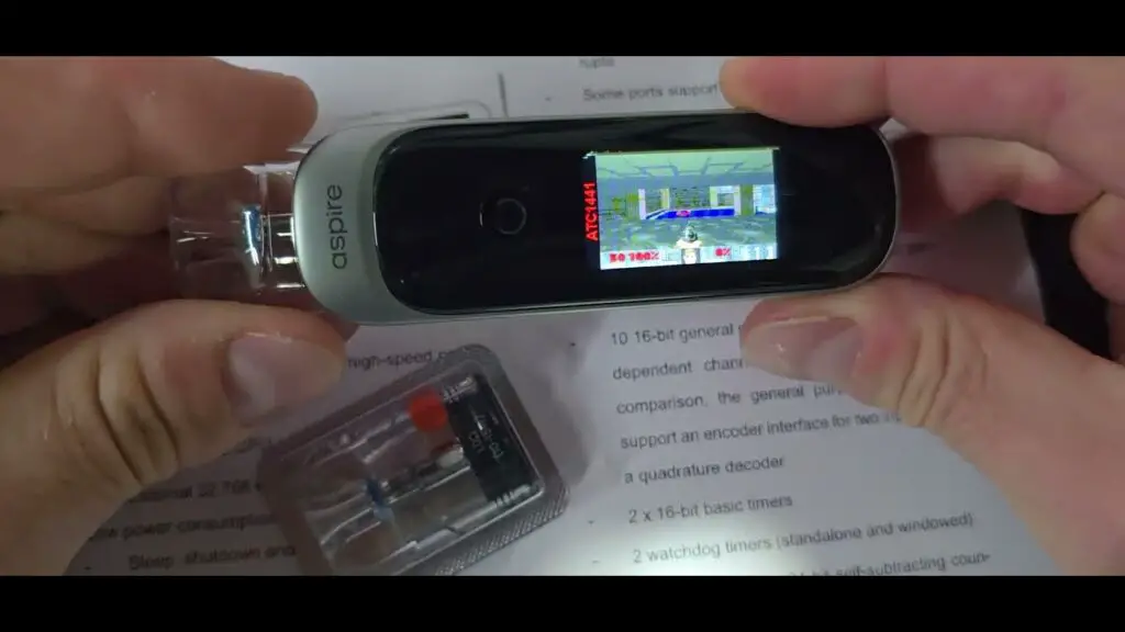 Playing DOOM on a Vape - YouTube