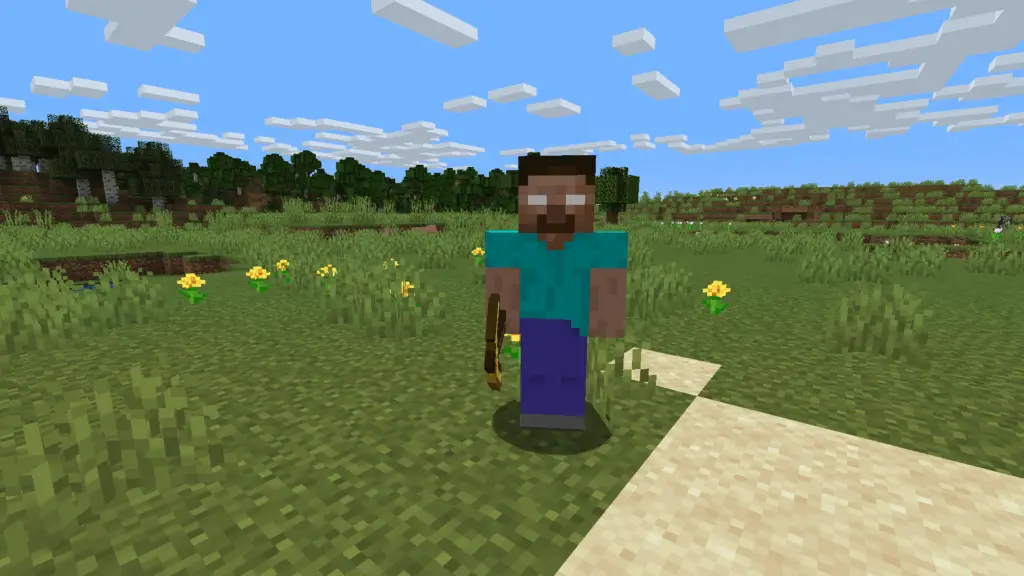 Herobrine in Legend of Herobrine mod