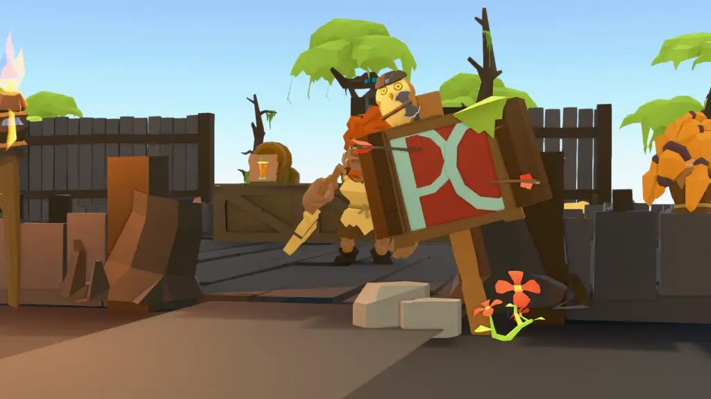 A custom-built sign displaying the PC Gamer logo, crafted within Tavern Keeper's versatile decor editor, demonstrating the depth of customization.