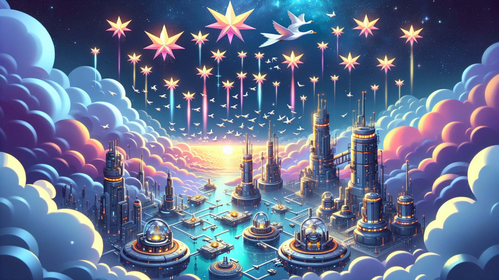 Star Birds: A Charming Yet Challenging Space Factory Builder from the Makers of Dorfromantik