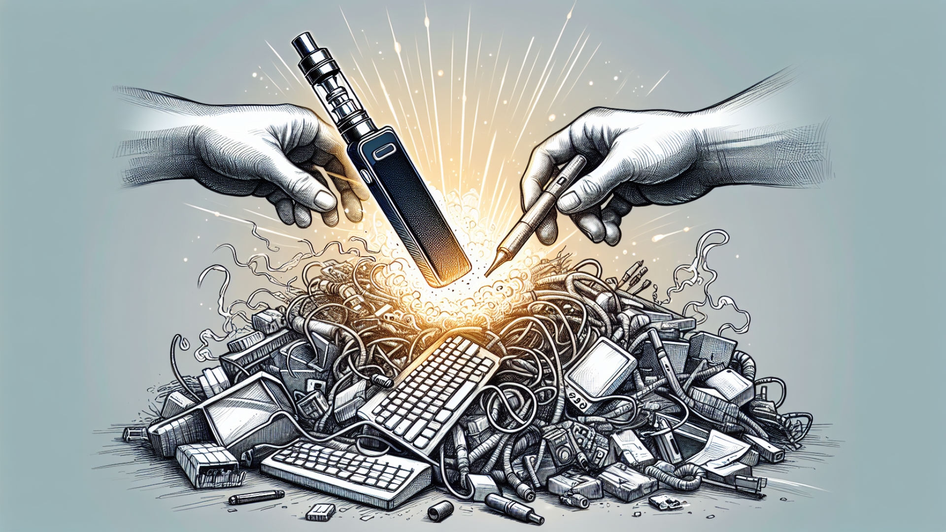 From Disposable Vape to Web Server: The Ingenious Hack Repurposing E-Waste
