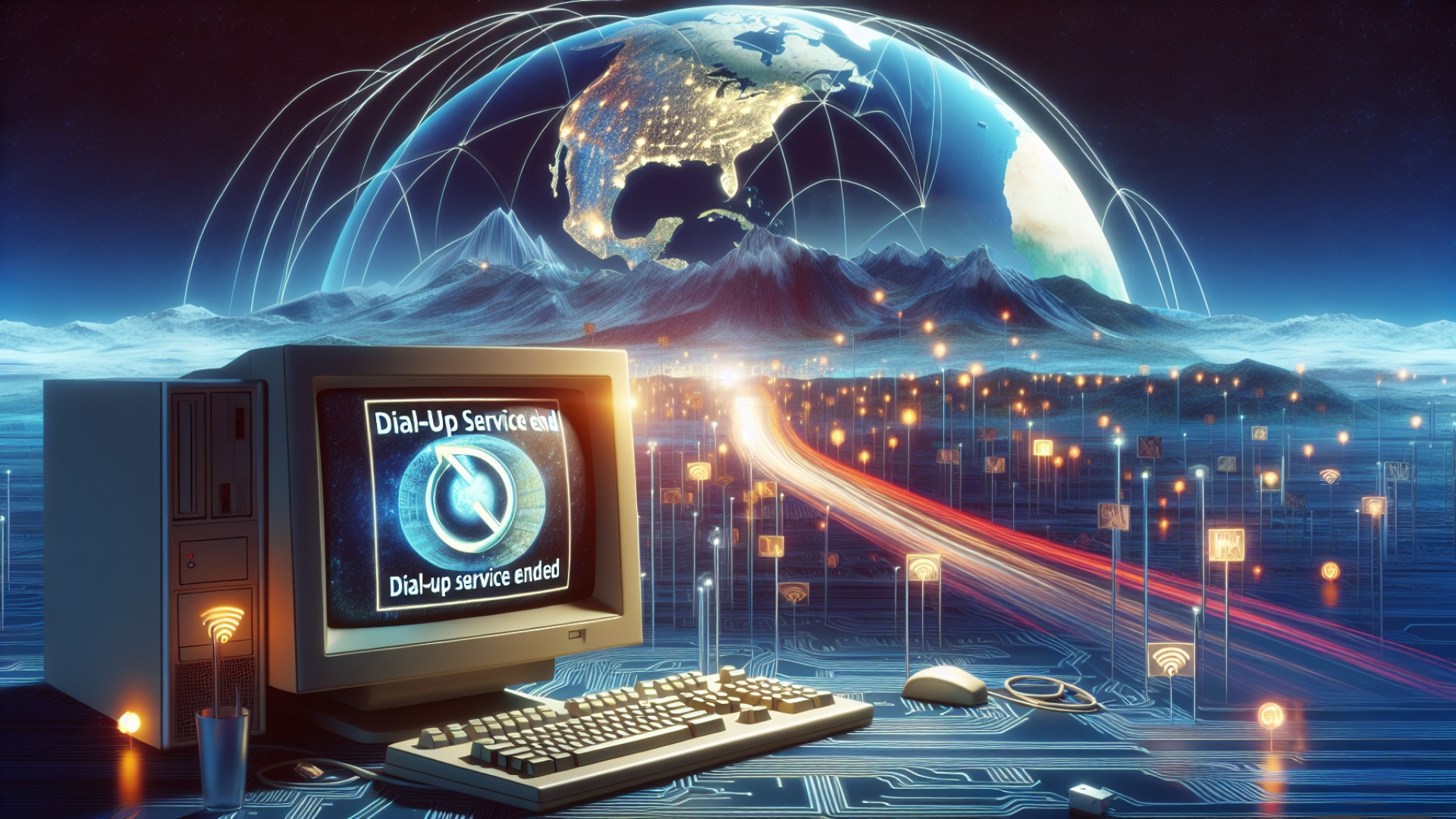 AOL Officially Ends Dial-Up Service, Highlighting Ongoing Challenges in Universal Internet Access