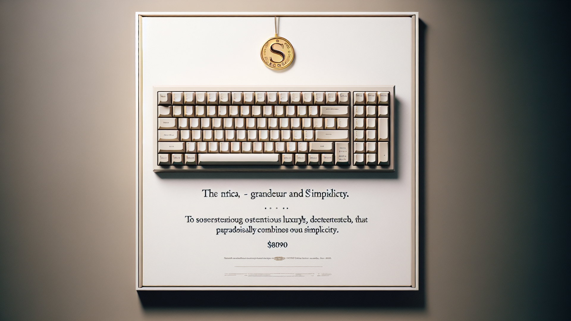 Norbauer’s $8,090 Seneca Keyboard: A Paradox of Luxury and Stoicism