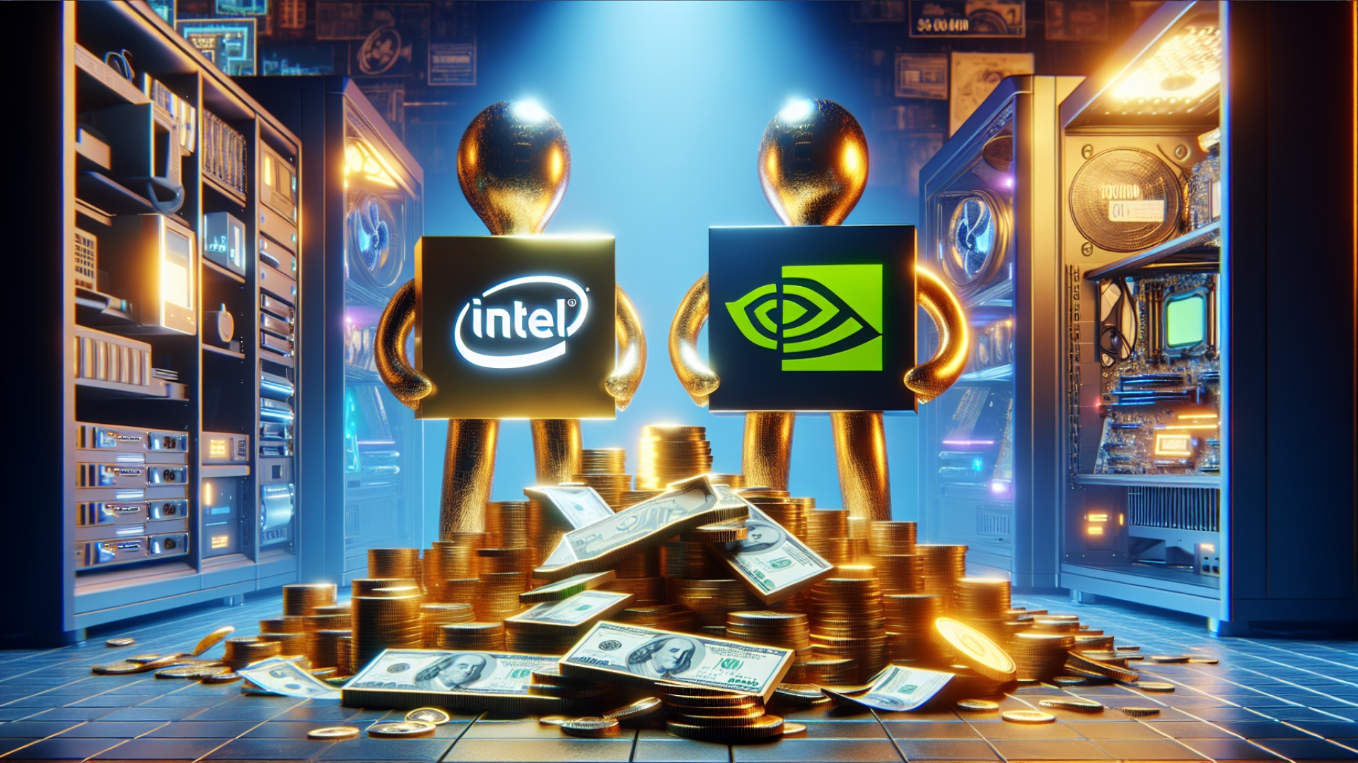 Intel and Nvidia Announce Landmark Partnership for AI and PC Products, Nvidia Invests $5 Billion