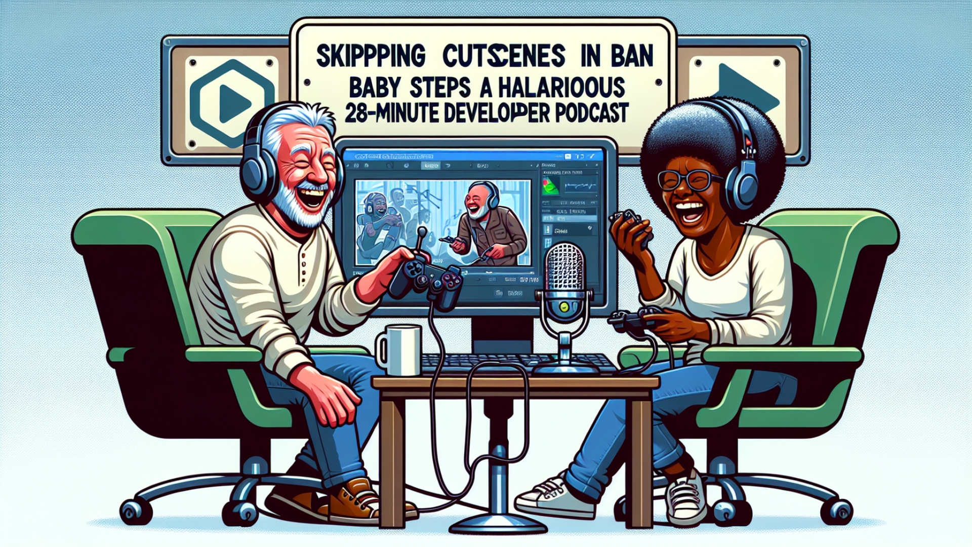 Skipping Cutscenes in Baby Steps Unlocks a Hilarious 28-Minute Developer Podcast