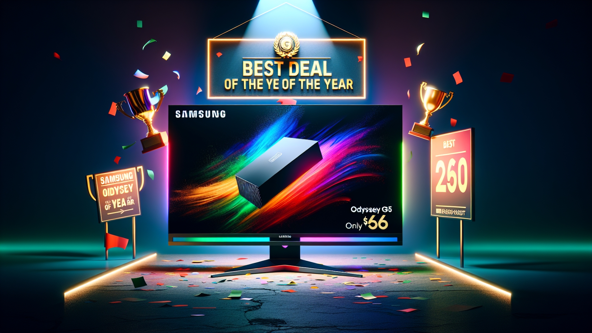Score the Samsung Odyssey G5 Ultrawide Gaming Monitor for its Lowest Price of the Year at $260