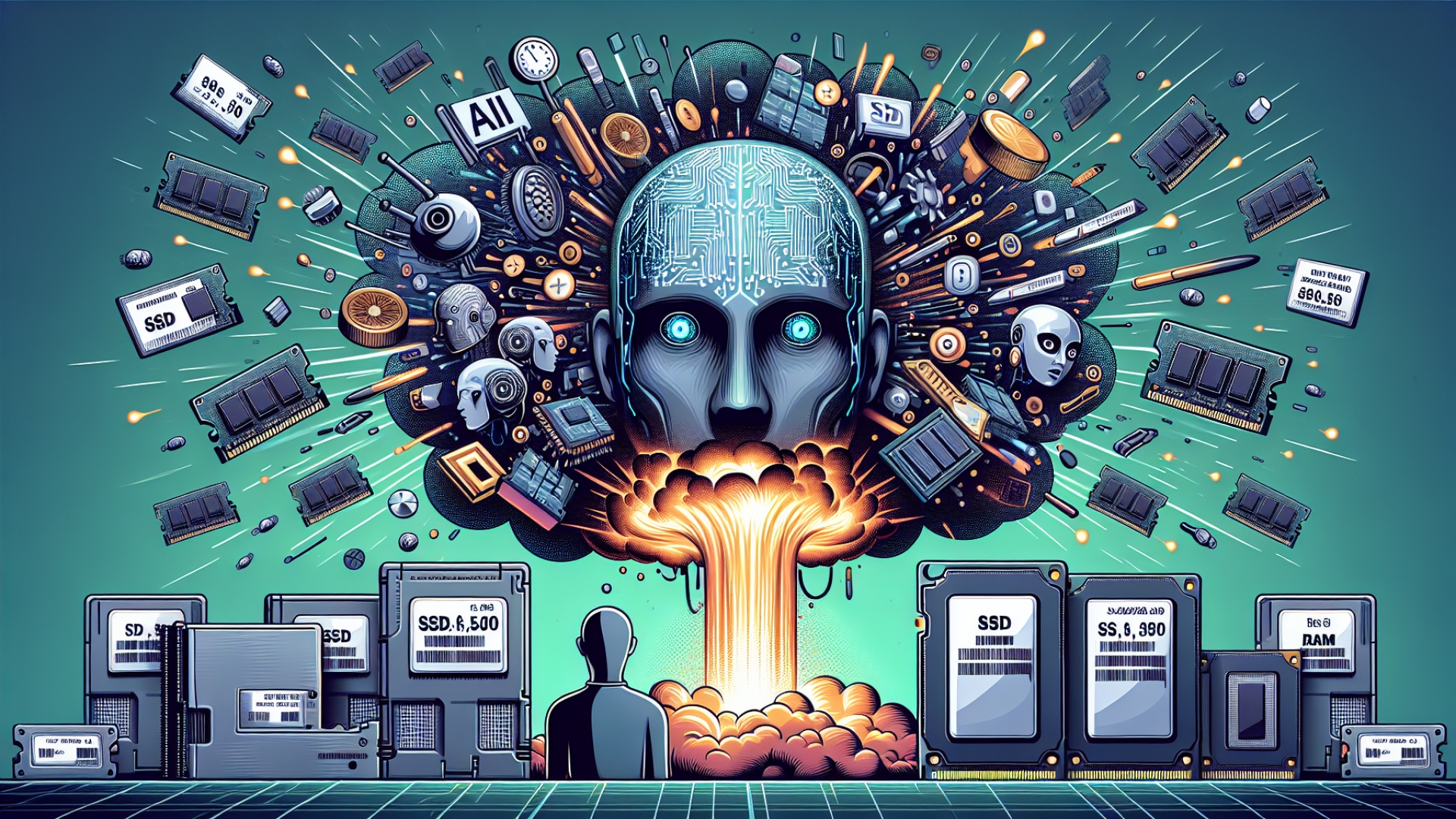 AI Boom Threatens to Skyrocket SSD and RAM Prices for Consumers