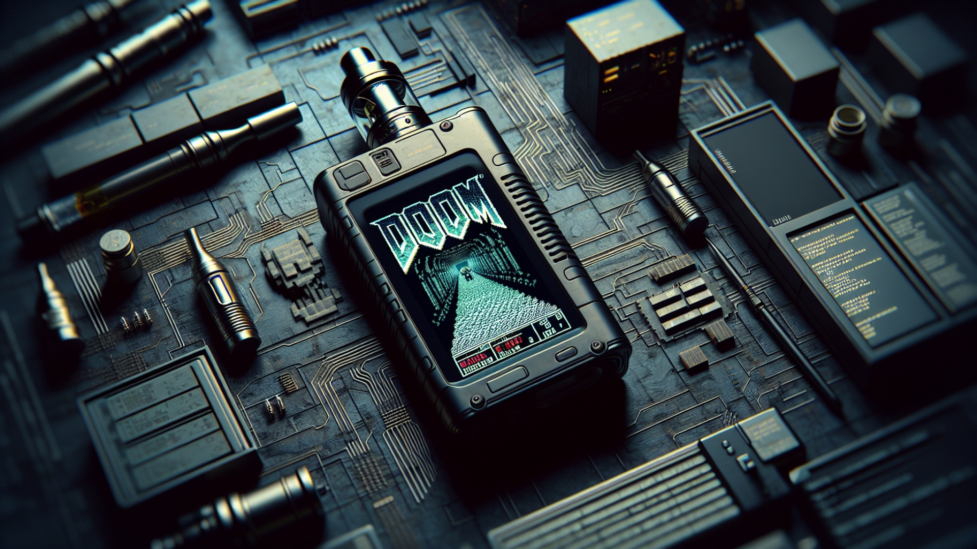 Hacker Demonstrates Doom Displaying on a Vape’s Screen