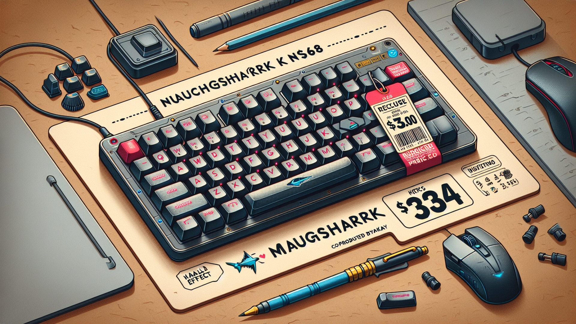 Gamakay x NaughShark NS68: Unbeatable Budget Gaming Keyboard with Hall Effect and Rapid Trigger Drops to $34