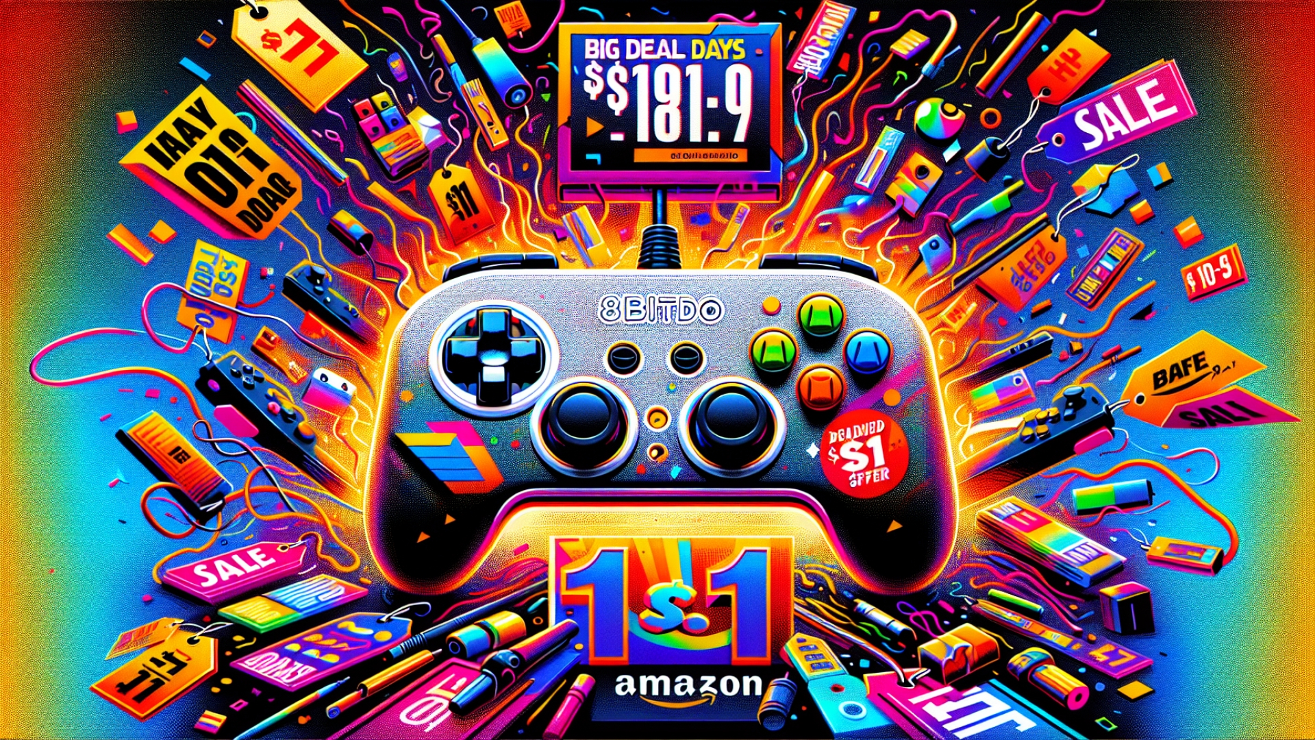Score an 8BitDo Hall Effect Gaming Controller for Only $11 During Amazon’s Big Deal Days