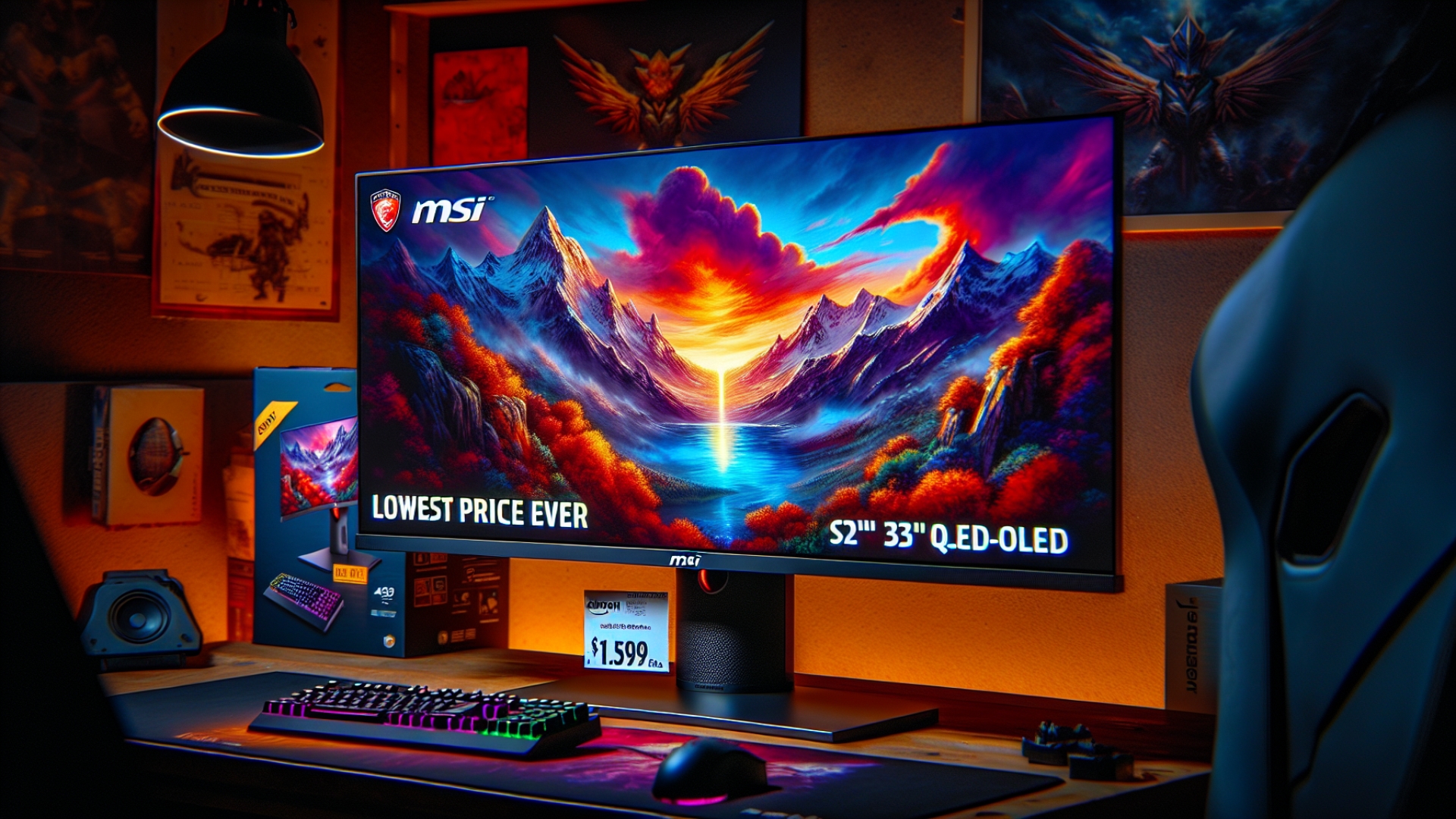 Score MSI’s Dreamy 32-inch 4K QD-OLED Gaming Monitor for its Lowest Price Ever at Amazon
