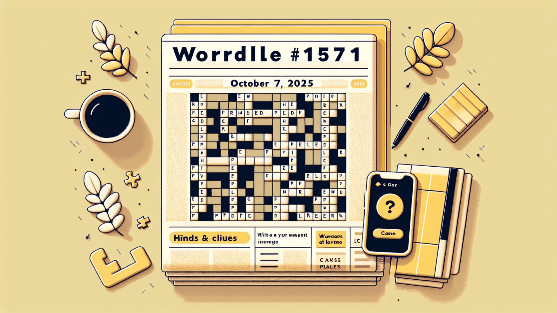 Wordle #1571: October 7, 2025 – Today’s Clues, Hints, and Answer