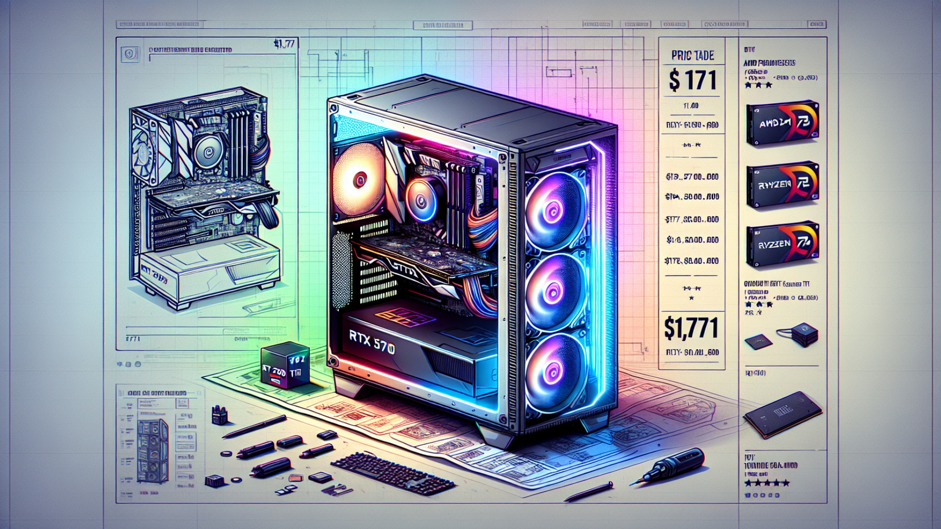 Build Your Dream Gaming PC: A $1,771 DIY Guide with RTX 5070 Ti and Ryzen 7