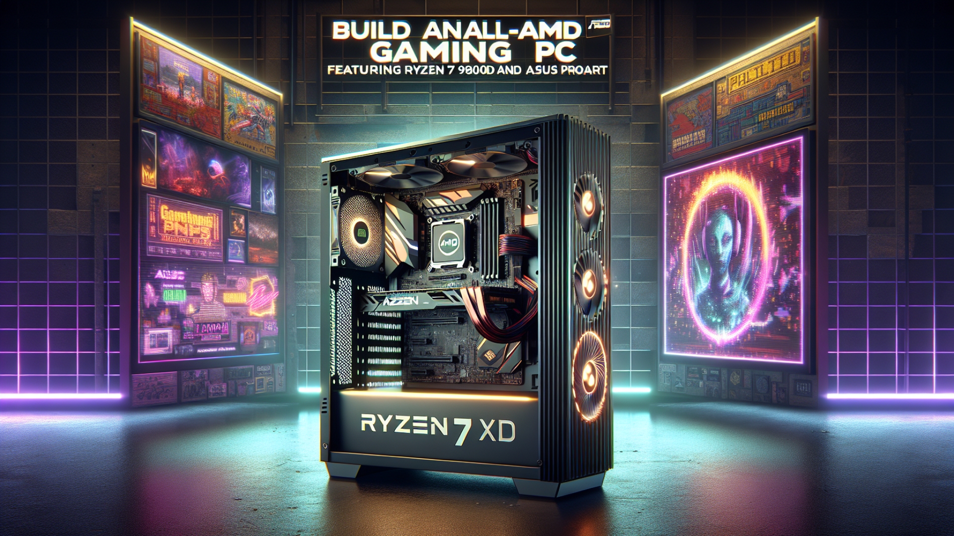 Build an All-AMD Gaming PC: Featuring Ryzen 7 9800X3D and Asus ProArt