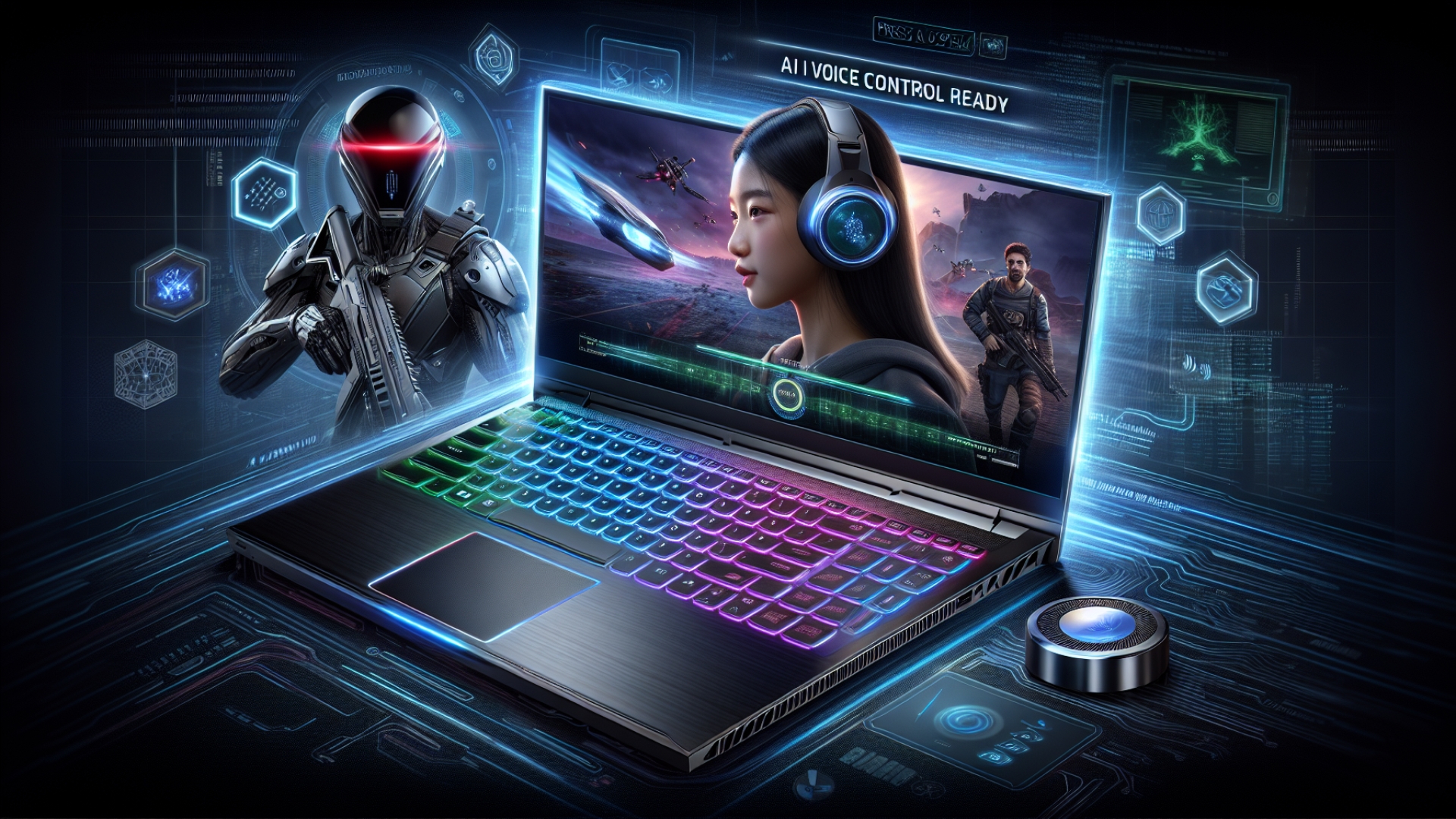 Gigabyte’s New Gaming Laptops Debut with ‘Press and Speak’ AI Voice Control