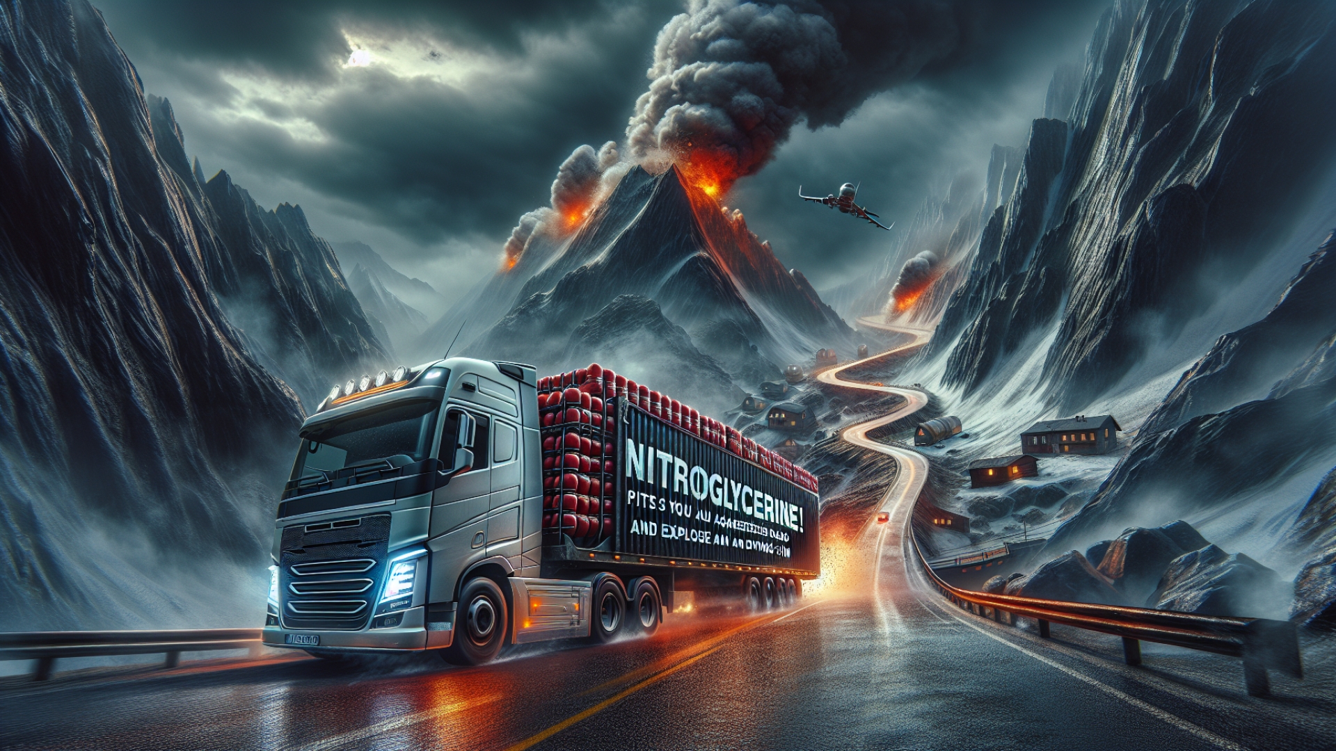Nitroglycerine! Pits You Against Treacherous Roads and Explosive Cargo in a Tense Driving Sim