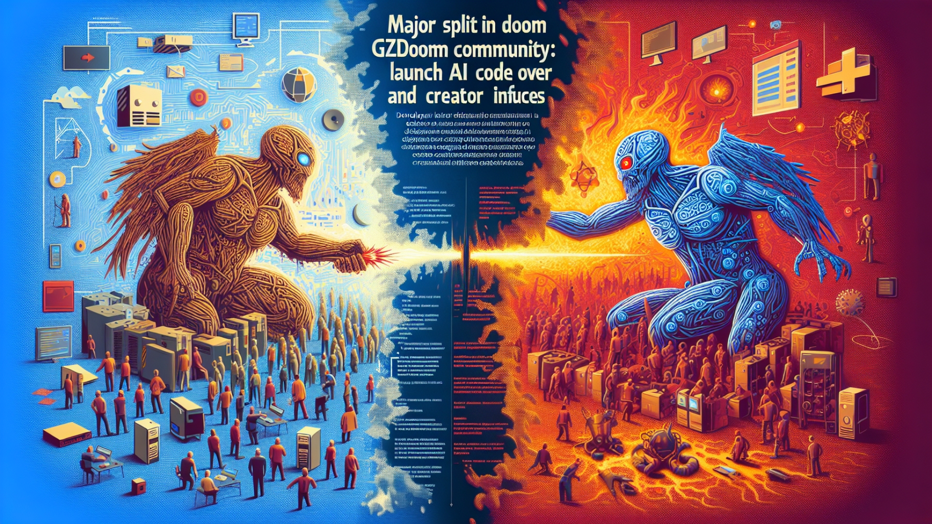 Major Split in GZDoom Community: Developers Launch UZDoom Over AI Code and Creator Conflicts