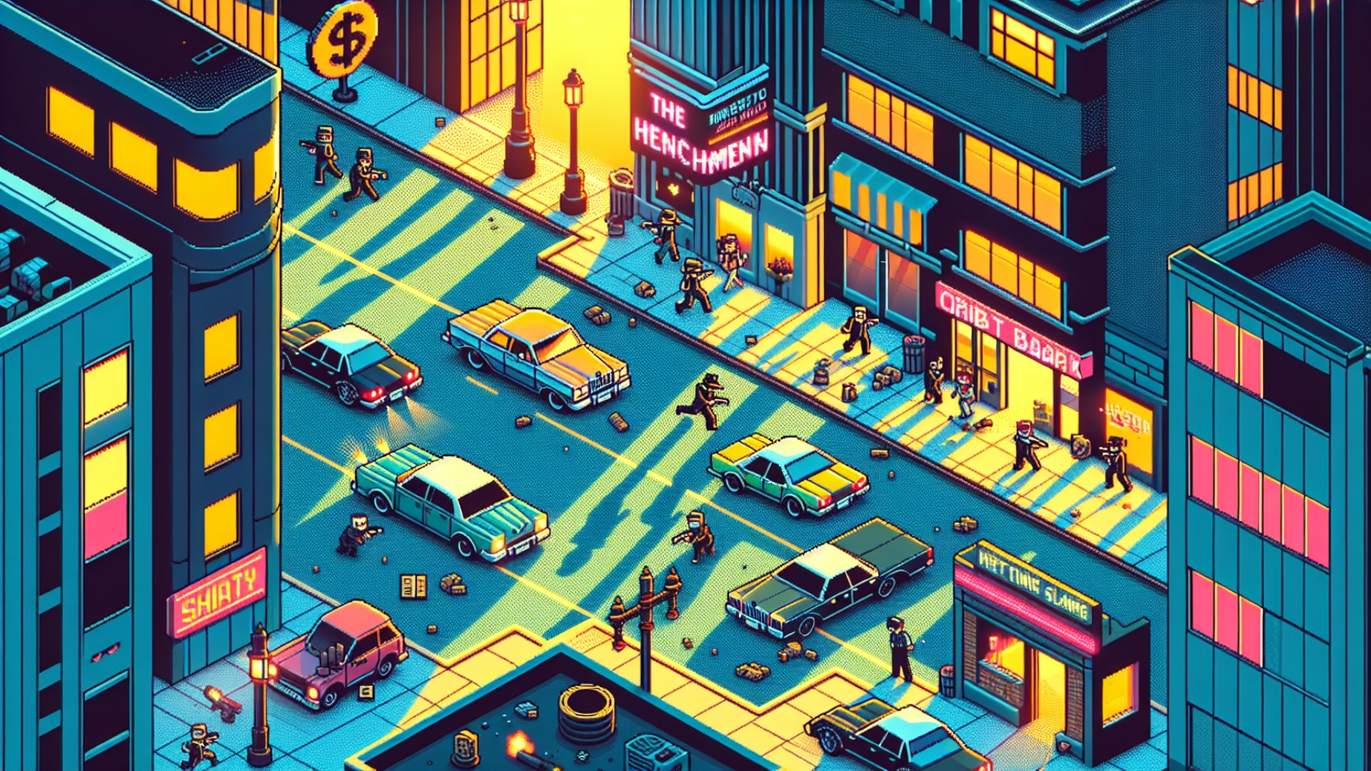 The Henchmen: A Retro-Inspired Crime Sandbox Blending GTA 2 and Hotline Miami