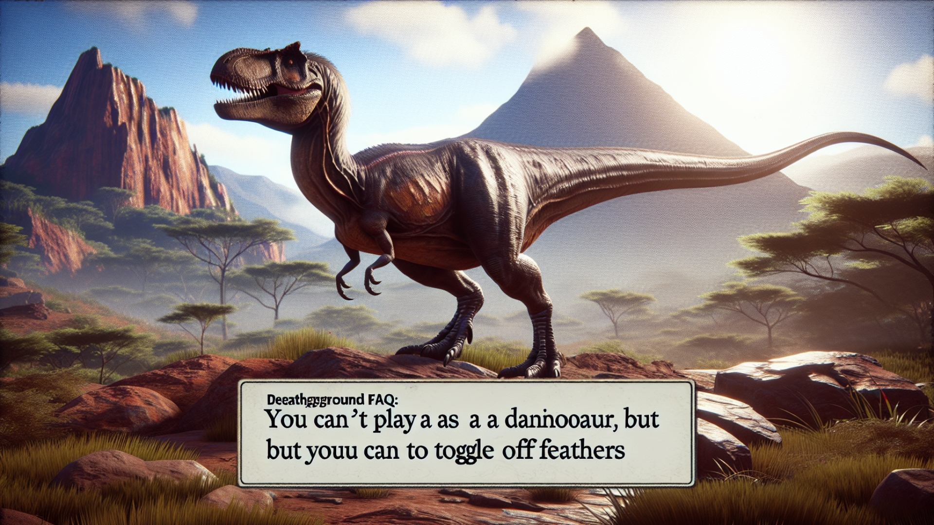 Deathground FAQ: You Can’t Play as a Dinosaur, But You Can Toggle Off Feathers