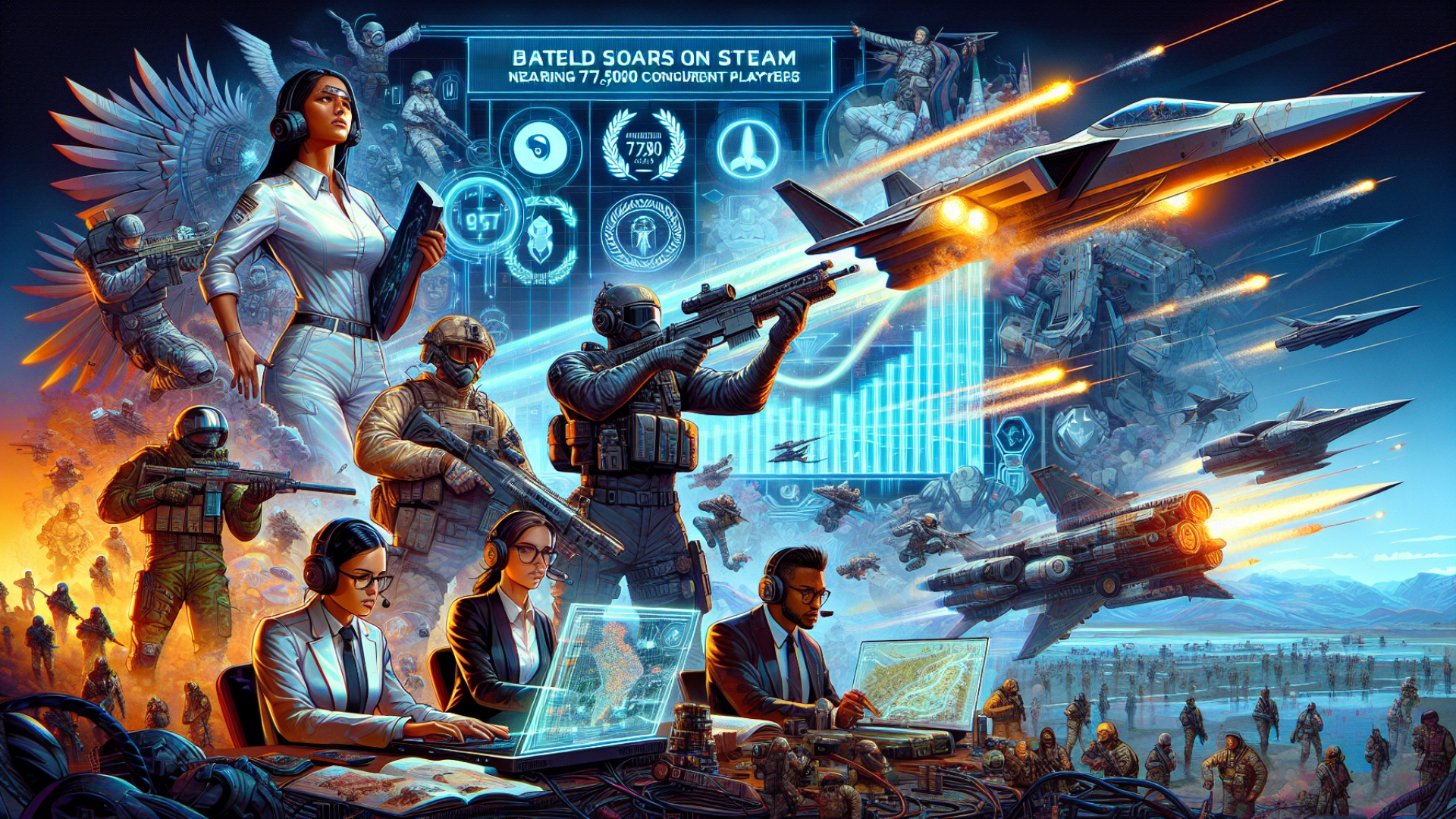 Battlefield 6 Soars on Steam, Nearing 750,000 Concurrent Players