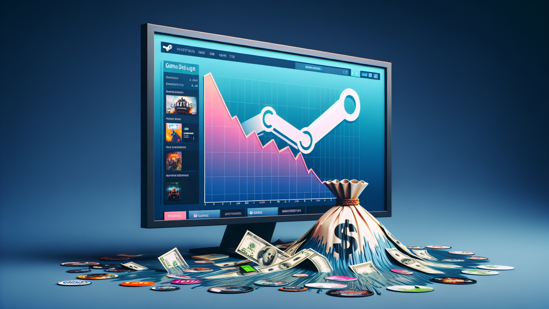 Steam’s Game Deluge: 40% of New Titles Fail to Recoup Even the $100 Submission Fee