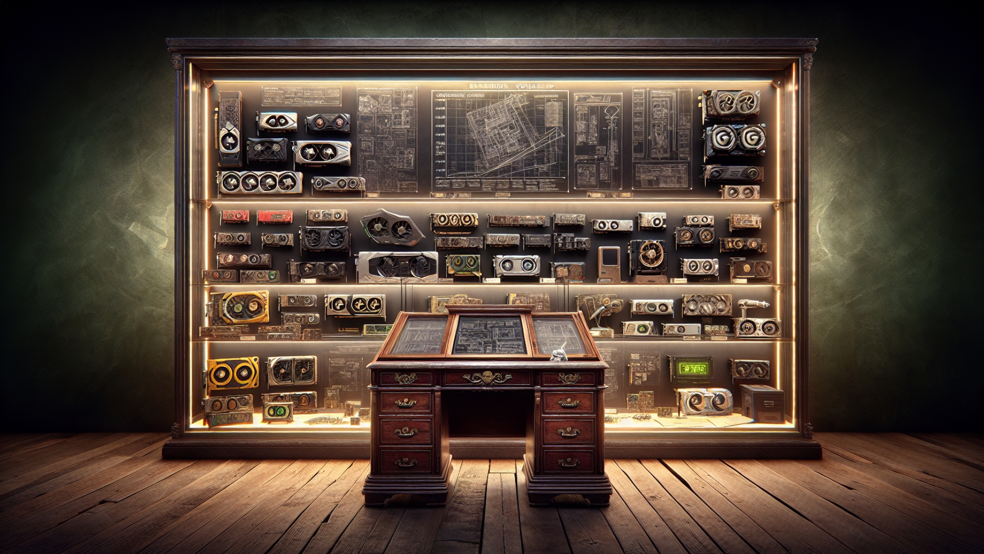 A Collector’s Epic Display: 30 Years of Nvidia and AMD Graphics Card History
