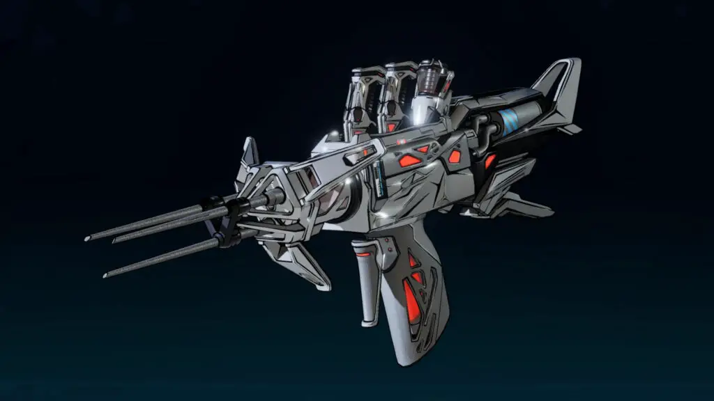 Borderlands 4 Triple Bypass location: A close-up of the Triple Bypass legendary repkit against a dark blue background.