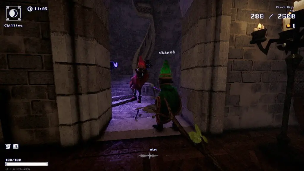 Fighting in the stairwell