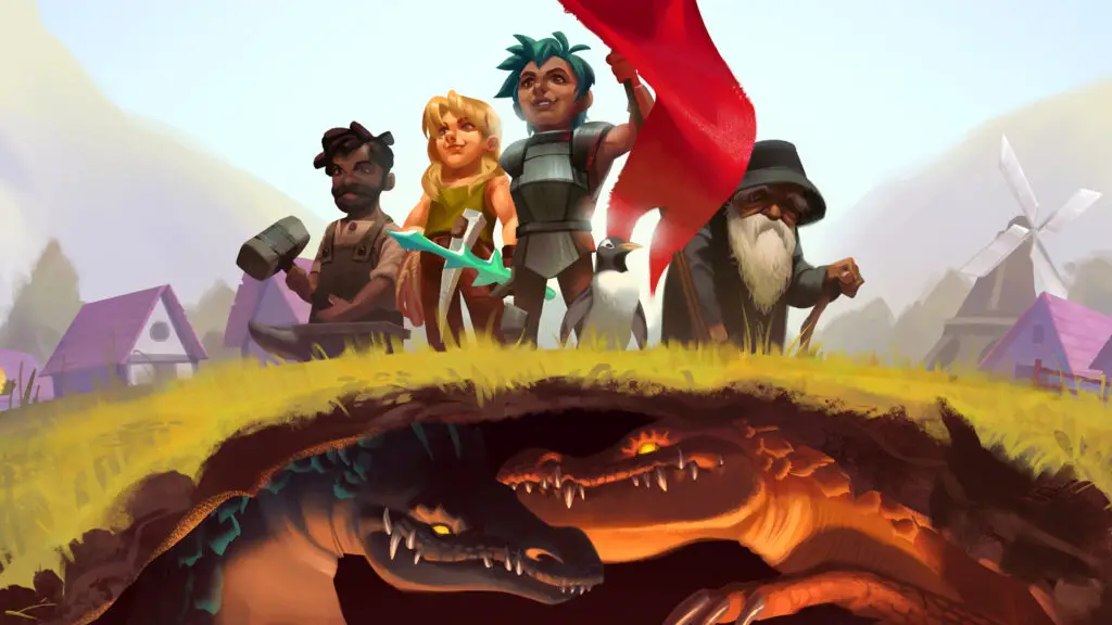 Adventurers exploring a fantasy world in Necesse