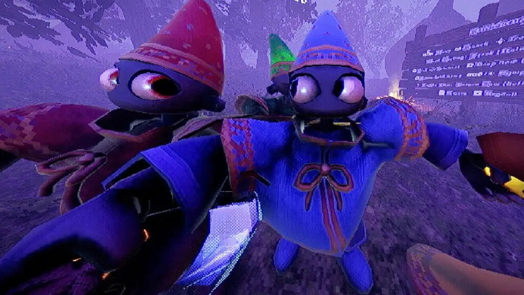 The gang terrorizes a wizard