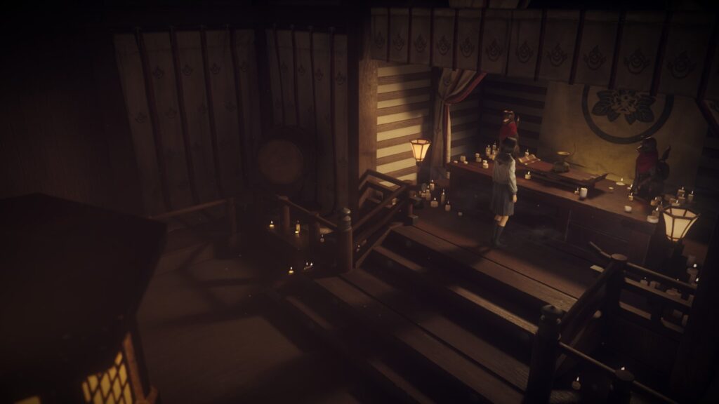 A shrine room.