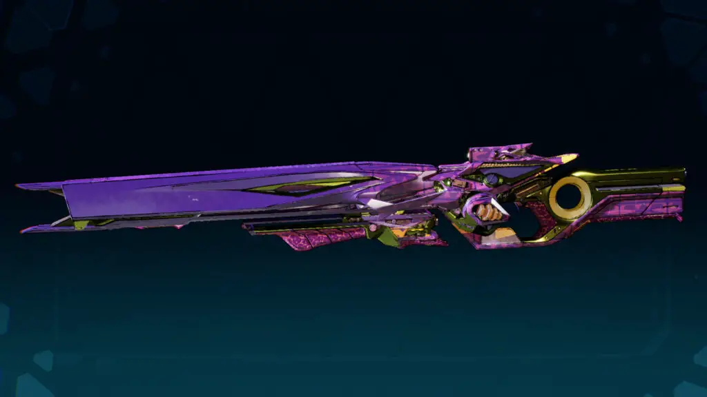 Borderlands 4 Katagawa's Revenge location: The Katagawa's Revenge legendary gun against a dark blue background.