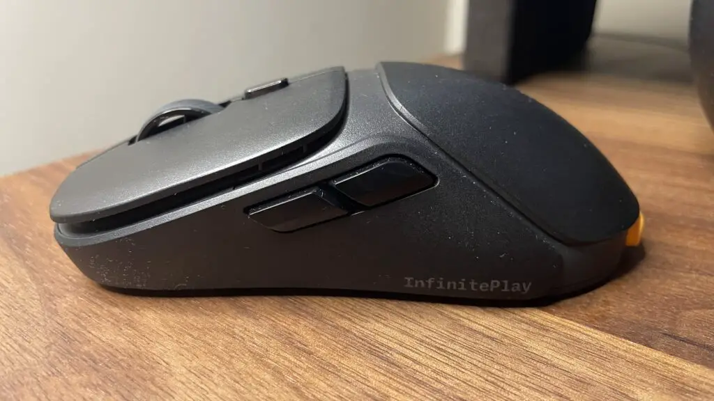 The Glorious Model O3 Wireless gaming mouse with hot swappable battery