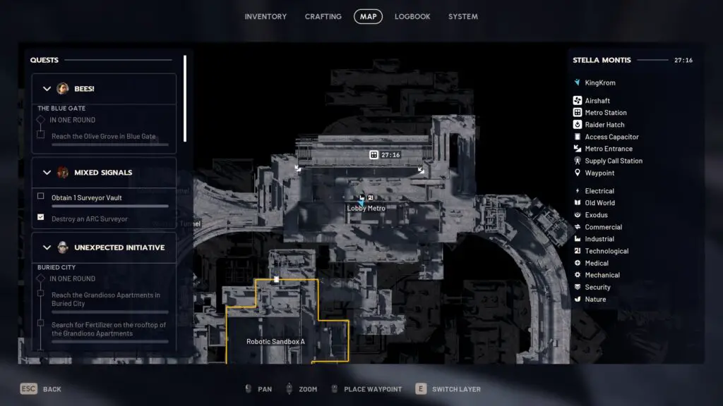 Arc Raiders Cold Storage - Container location