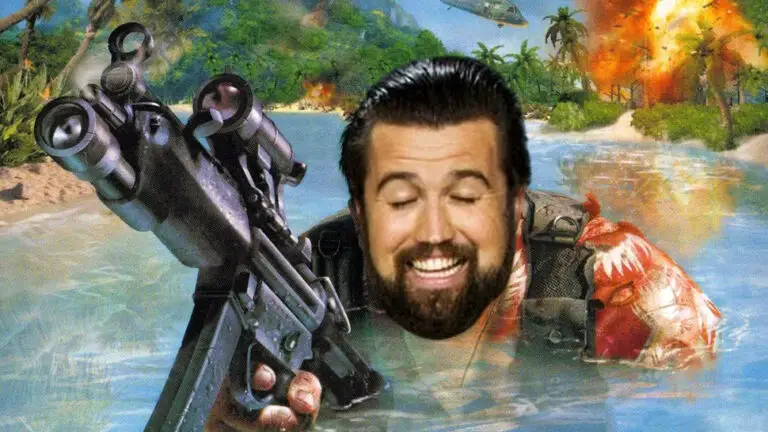 Far Cry guy with Rob Mac's face superimposed
