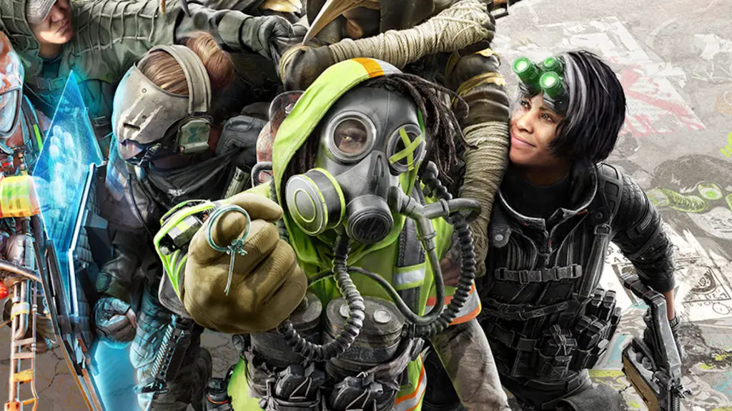 Action-packed screenshot from a fast-paced multiplayer shooter game