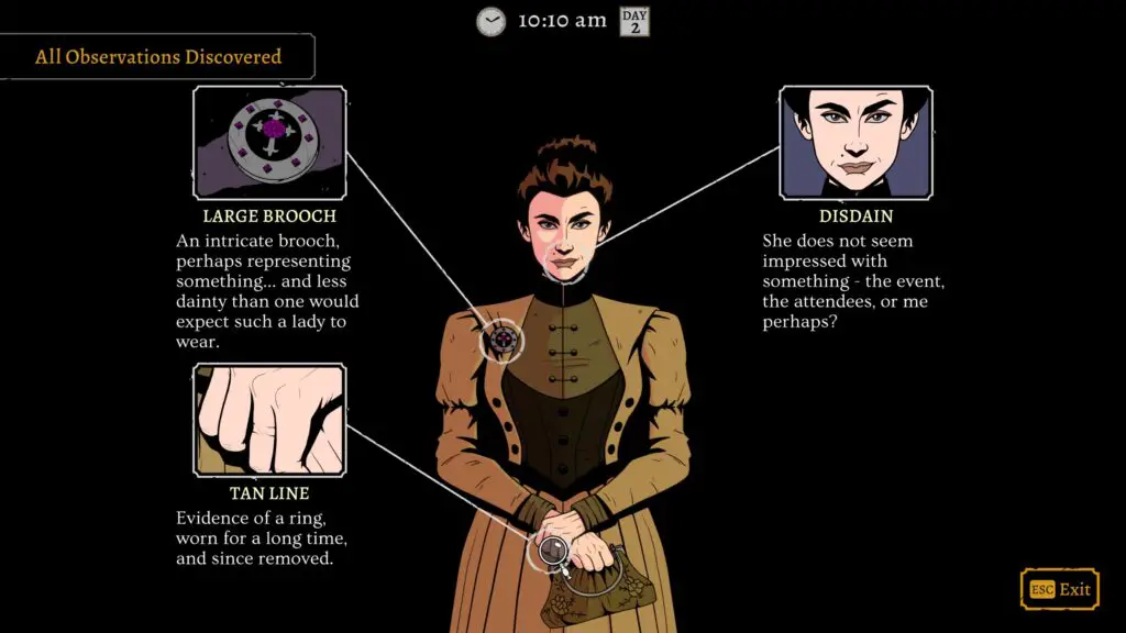 Screenshots of in-game exploration and conversation throughout The Seance of Blake Manor.