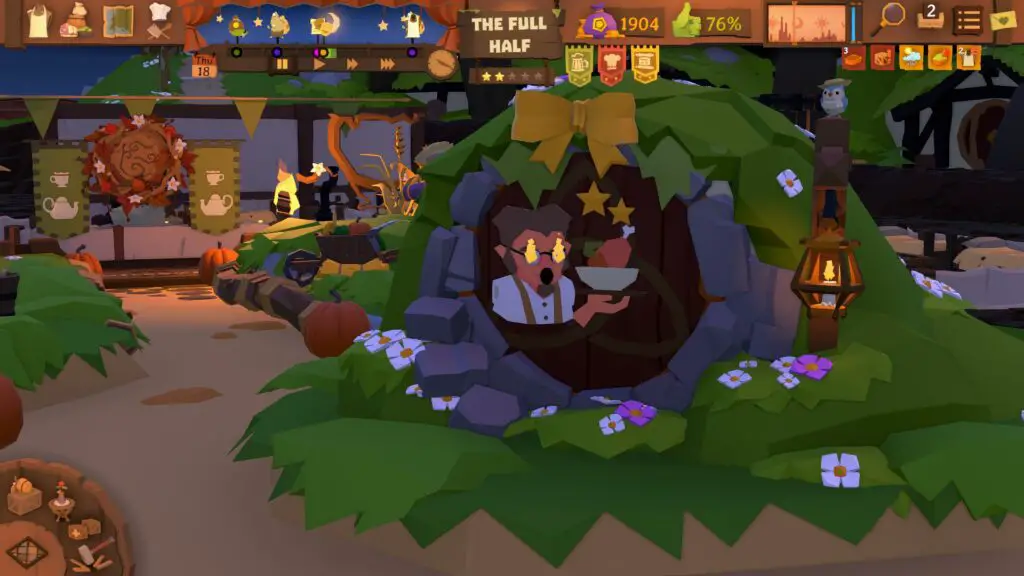 A custom Tavern Sign in Tavern Keeper.