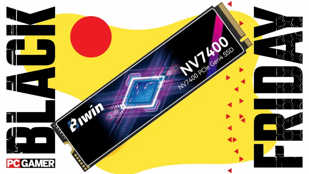The Biwin Black Opal NV7400 SSD floats in the funky Black Friday deal void.