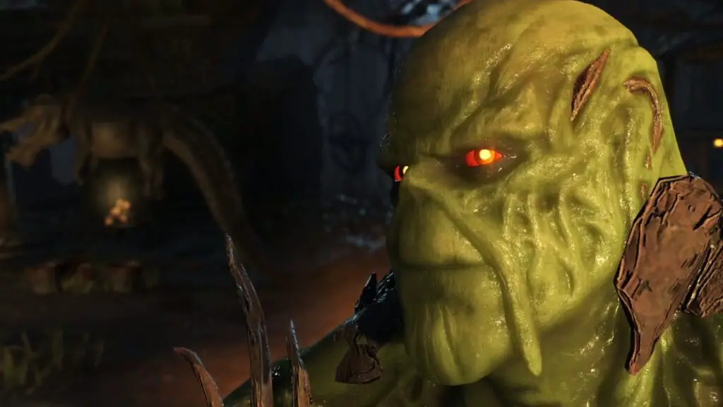 Swamp Thing in his natural habitat, which is a swamp