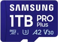Samsung PRO Plus 1 TB MicroSD card close-up